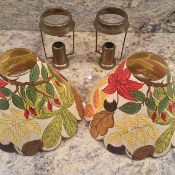 Candleshades and Carriers - Reproductions - two sets - Picture 2 of 8